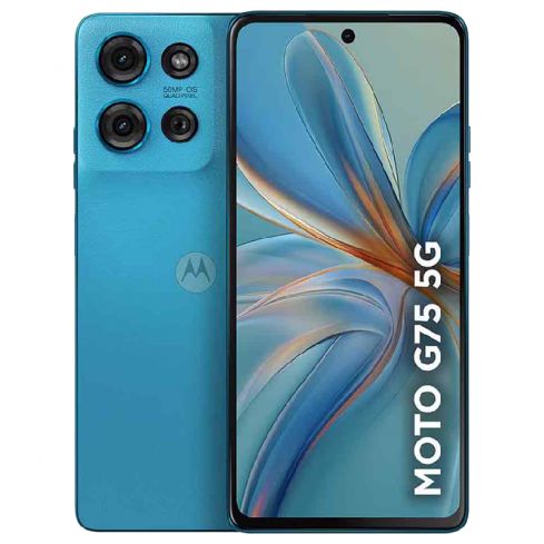 Motorola Moto G75 5G, 8GB Ram, 256GB - Aqua Blue