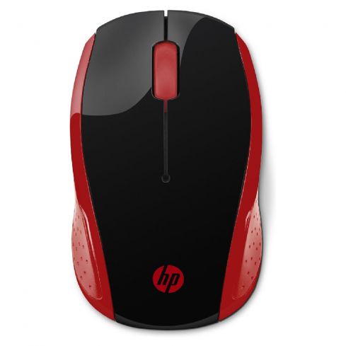  HP 200 ماوس لاسلكي - أحمر*أسود