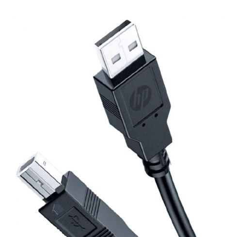 HP DHC-PT100 USB-A To USB V2.0 Printer Cable, 2M - Black