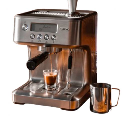 Briva Barista Smart Espresso and Coffee Machine - Silver