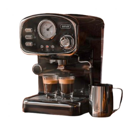 Briva Classic Coffee and Espresso Machine - Black