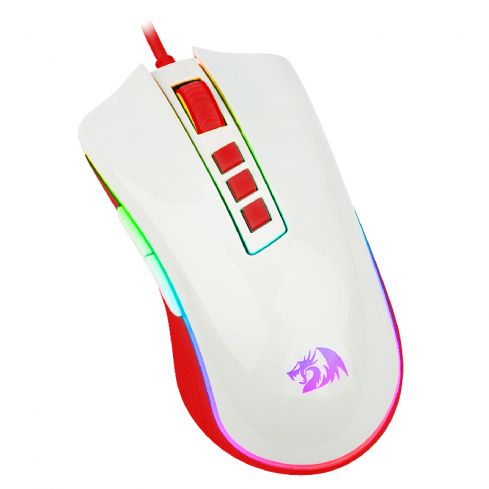 Redragon M711C Cobra Wired Gaming Mouse – White&Red