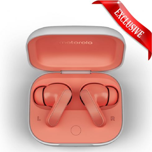 Motorola Buds XT2443-1 Wireless Earphones - Coral Peach