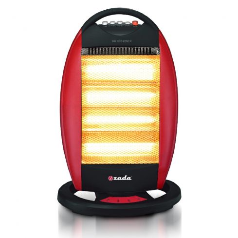 Zada Electric Heater, 4 Candles,1600 watt, ZQH-160 - Red