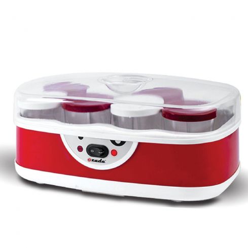 Zada Yogurt Maker, 8 Cups, ZYM-258 - White and Red