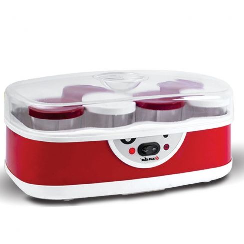 Zada Yogurt Maker, 8 Cups, ZYM-258 - White*Red