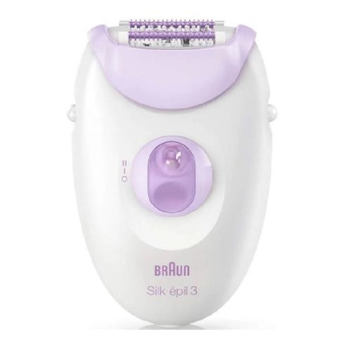 Braun Silk-Epil 3 Womens Epilator, SE-300 - White&Purple