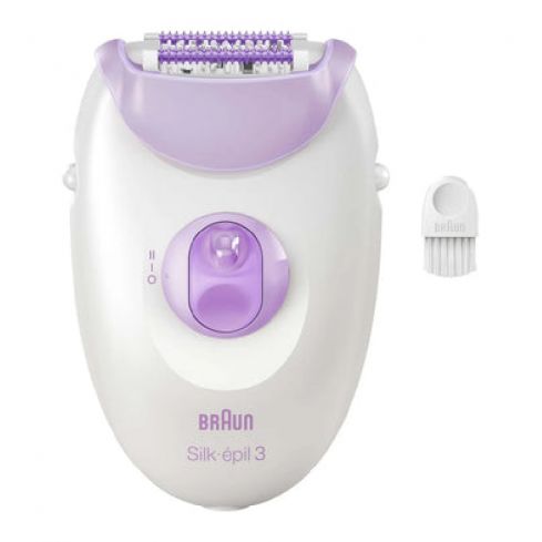 Braun Silk-Epil 3 Womens Epilator, SE-300 - White&Purple