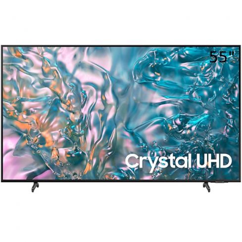  سامسونج تلفزيون ذكي 55 بوصة كريستال UHD 4K Tizen OS، DUE800 - أسود