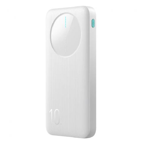 Joyroom JR-PBF12 2.4A LED Power Bank 22.5W, 10000mAh - White