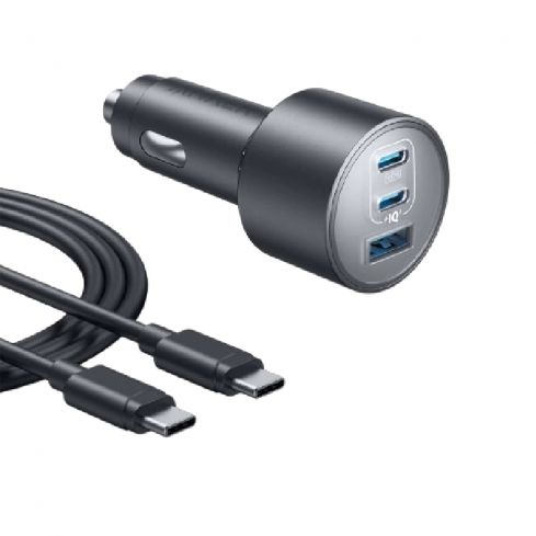 Anker Nano Car Charger 167.5W 3 Ports, B2737HA1 - Black