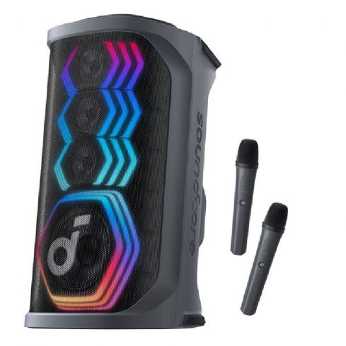 Soundcore By Anker Rave 3 Party Speaker with 2 Microphone - Black