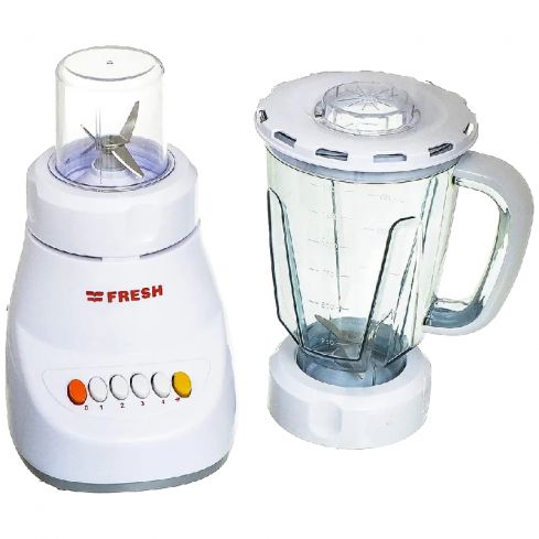 Fresh Shabah Electric Blender, 1.5 Liter, With One Mill - White