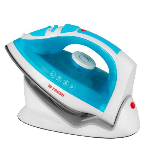 Fresh Steam Iron Wireless, 2200 Watt, Teflon Base - Blue