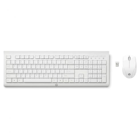 HP C2710 Wireless Keyboard & Mouse - White