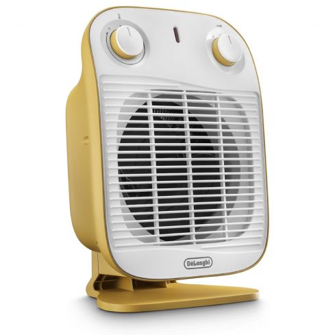 Delonghi Electric Fan Heater, 2000 Watts, HFS50B20-YA - White*Yellow