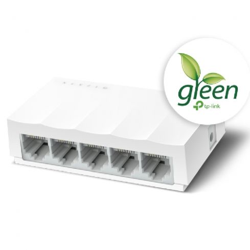 TP-Link LS1005 Desktop Switch, 5 ports,10/1000MBPS - White