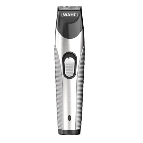 Wahl Washable Trimmer With Adjustable Combs For Face And Body Grooming, 09891-027 - Silver