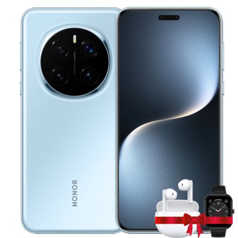 Honor Magic 7 Pro 5G 12GB Ram, 512GB - Breeze Blue  With Gift Honor Earbuds X7 Lite + Honor Choice Watch