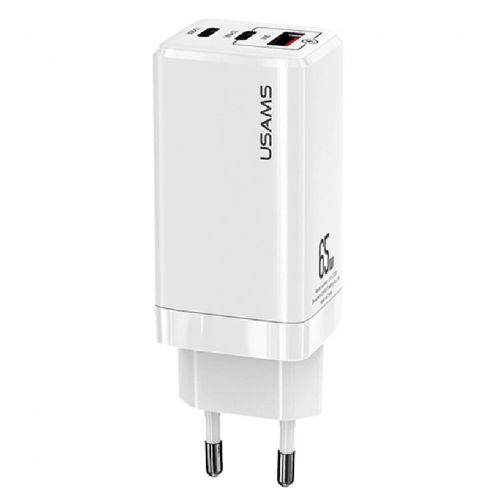 Usams CC110 Mini Fast Charger, 65W - White