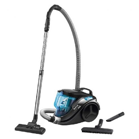 Tefal Compact Power Vacuum Cleaner, Bagless, 750W, 1.5L Capacity, TW3751EG - Black*Blue