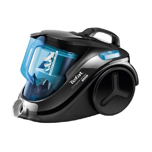 Tefal Compact Power Vacuum Cleaner, Bagless, 750W, 1.5L Capacity, TW3751EG - Black*Blue