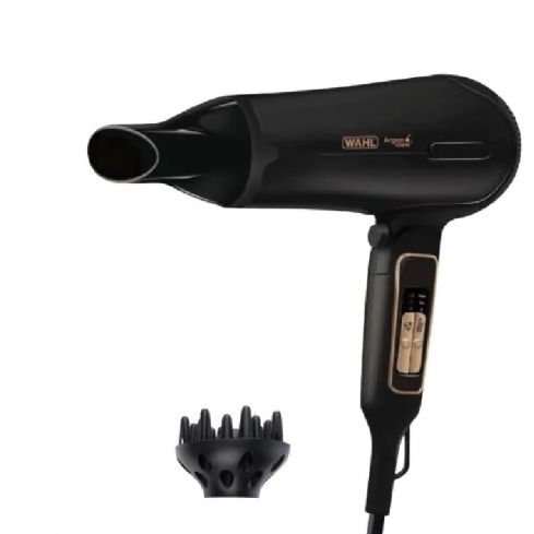 Wahl Pro Sheen Hair Dryer With Shine And Protection Of Argan Oil, 2200 Watts, 05449-027 -  Black