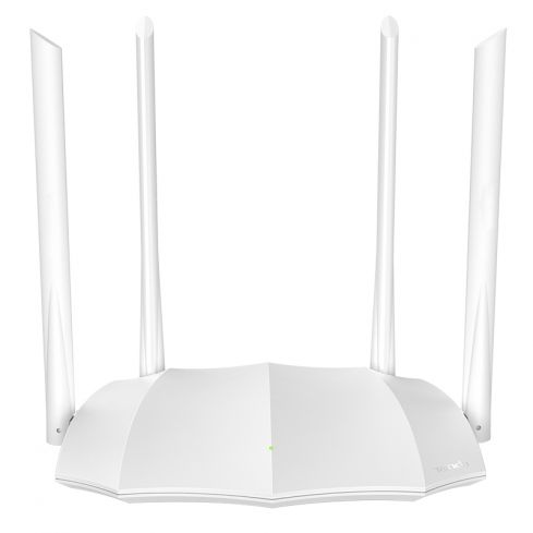 Tenda AC5 AC1200 Dual Band WiFi Router, 3 Ports, 4 Antenna, 1200Mbps - White