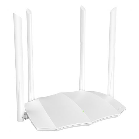 Tenda AC5 AC1200 Dual Band WiFi Router, 3 Ports, 4 Antenna, 1200Mbps - White