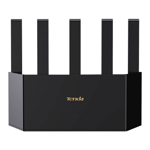 Tenda TX2L Pro AX1500 Dual Band Gigabit Wi-Fi 6 Router, 4 Ports, 5 Antenna, 10/100Mbps - Black