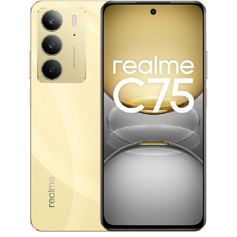 Realme C75 8GB Ram, 128GB - Lightning Gold