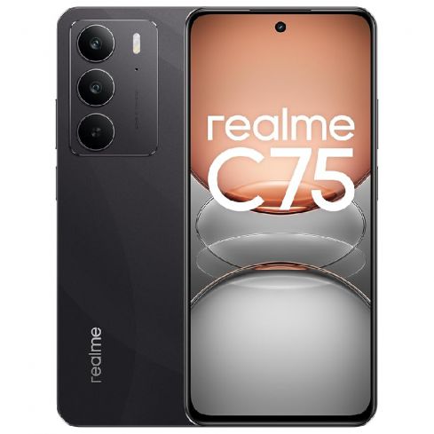 Realme C75 8GB Ram, 128GB - Storm Black