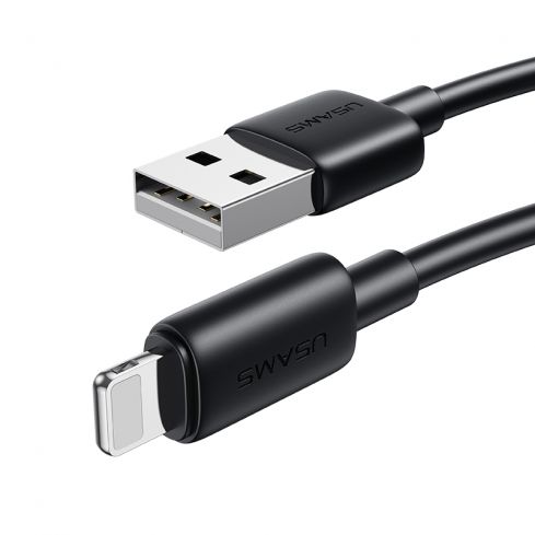 Usams SJ709 Fast Charging Data Cable Type-C To Lightning,, 1M, 3.3FT - Black