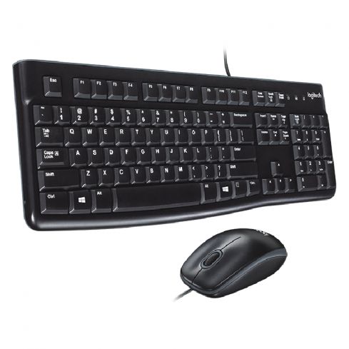 Logitech Keyboard and Mouse Combo Wired WIMK120 - Black