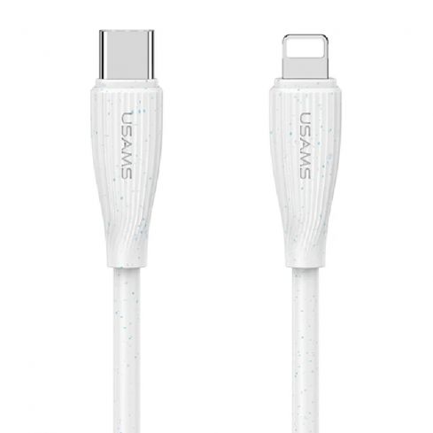 Usams SJ717 Cable Type-C To Lightning,, 1M, 3.3FT - White