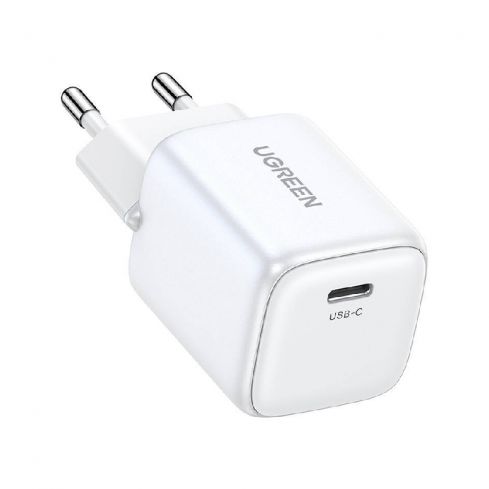 Ugreen CD318 Nexode USB-C PD GaN Fast Charger, 20W - White