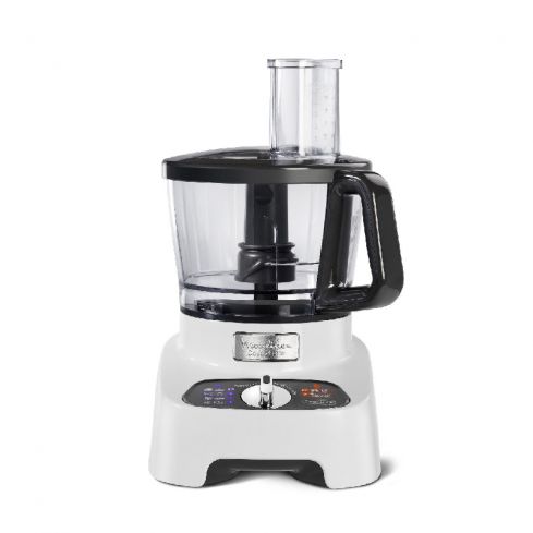 Moulinex Double Force Food Processor with 8 attachments for 27 functions, 1000 watt, 3L Bowl, 2L Blender, FP823125 - White