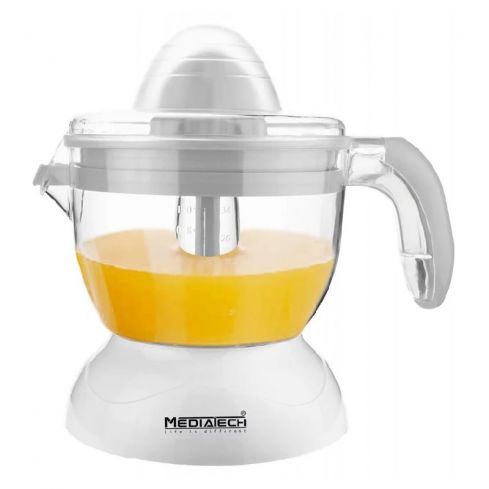 Media Tech Citrus Juicer, 1 liter, 40 watt, MT-J02 - White