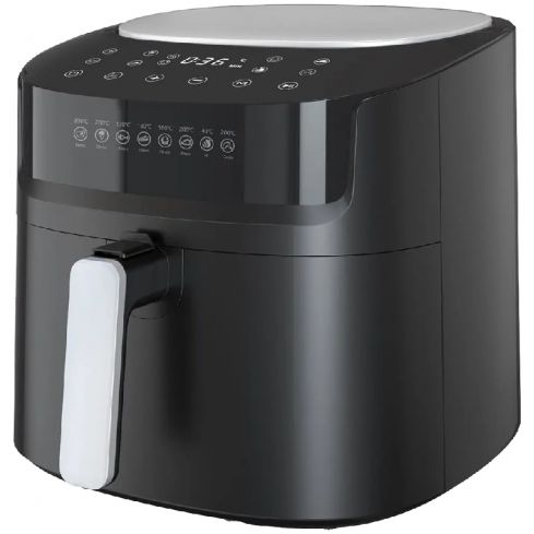 MediaTech Air Fryer, 1800 Watt, 7.2 Liters, Touch Digital Display, MT-AF2000 - Black