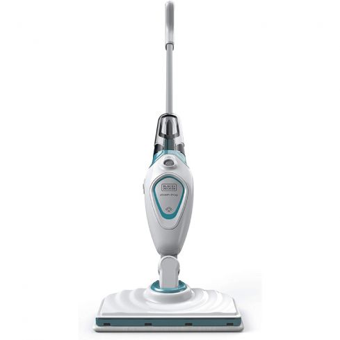 Black&Decker Steam Mop EPP, 1300 Watt, 250 ml , FSM1605 - White*Blue