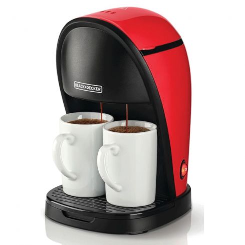 Black&Decker Espresso Coffee Maker, 450 Watt, DCM48-B5 - Red