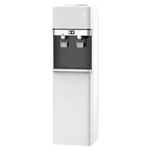 IDO Water Dispenser With Refrigerator, 2 Taps (Cold & Hot), WD100NC-WH - White