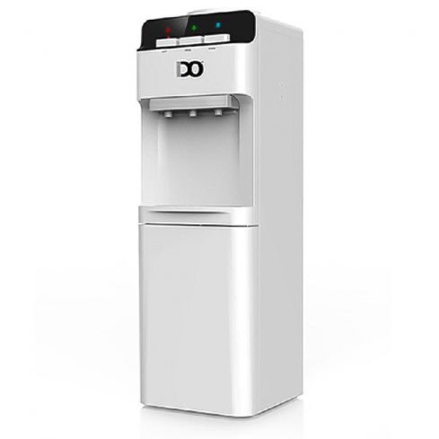 IDO Water Dispenser With Refrigerator, 3 Taps (Cold, Hot, Lukewarm), WD102NC-SV - Silver