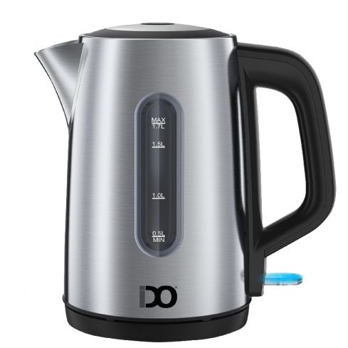 IDO Electric Kettle, 1.7L, 2000W, Stainless Steel, EK2000-SV - Silver