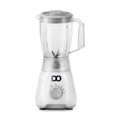 IDO Electric Blender, 600W, 1.5L, 2 Mills, BLGR600-WH - White 