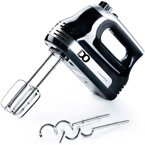 IDO Hand Mixer, 500 Watt, 5 Speeds, HM500-BK - Black 