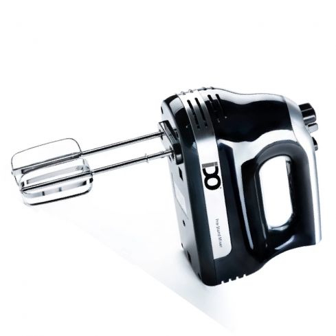 IDO Hand Mixer, 500 Watt, 5 Speeds, HM500-BK - Black 