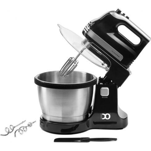 IDO Stand Mixer, 500 Watt, 3.5 Liters, 5 Speeds, MB500-BK - Black 