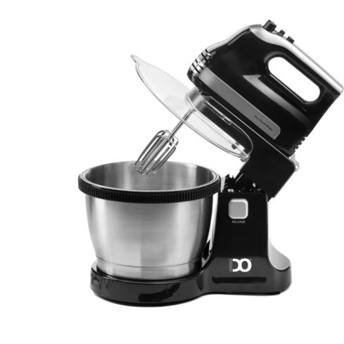 IDO Stand Mixer, 500 Watt, 3.5 Liters, 5 Speeds, MB500-BK - Black 