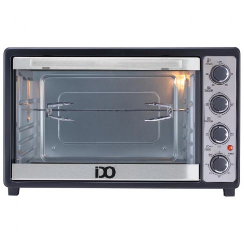 IDo Electric Oven, 50 Liters, with Grill and Fan, 2000 Watt, TO50SG-BK - Black